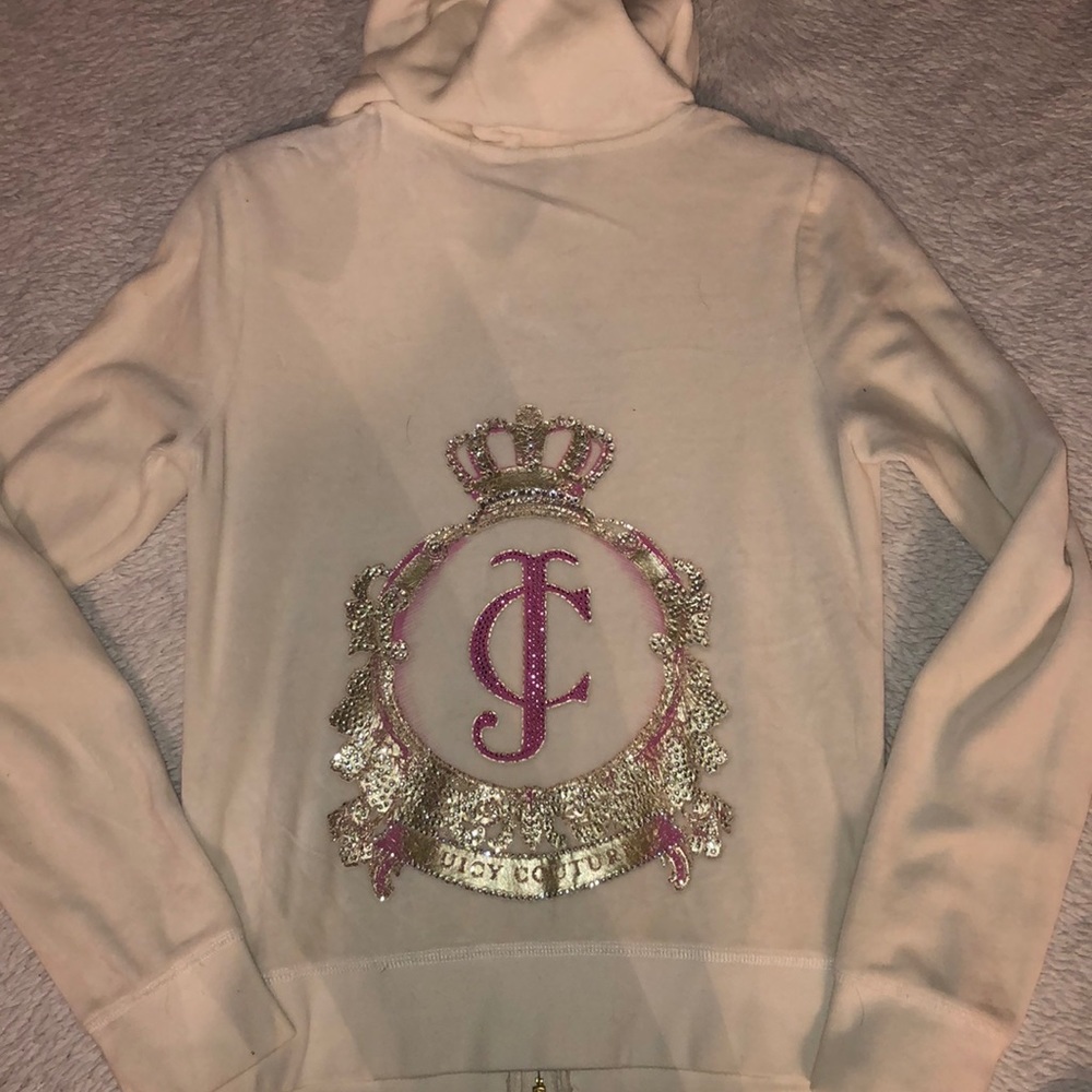 Ivory zip-up, Juicy Couture jacket